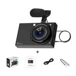 High-Definition CCD Digital Camera 64 Million WiFi Card Camera, Color: Black + Microphone