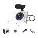 High-Definition CCD Digital Camera 64 Million WiFi Card Camera, Color: White + Microphone