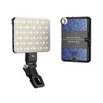 60 LEDs Rechargeable Clip Fill Light With Front & Back Clip Adjusted 3 Light Modes For Phone, Spec: A Type Blue