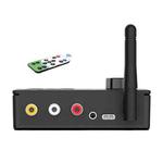 Bluetooth 5.4 Receiver Digital To Analog Card U Disk Converter Adapter With Remote Control(Coaxial Conversion)