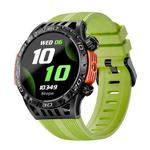 LOKMAT ZEUS6 PRO 1.46-Inch IP68 Waterproof SOS Flashlight Bluetooth Smart Watch(Yellow Green)