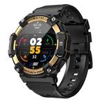 LOKMAT ATTACK 2 PRO 1.39-Inch 5ATM Waterproof Health Monitoring Bluetooth Smart Watch(Gold)