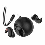 In-Ear Small Coconut Ball Stereo Bluetooth Earphones With Charging Compartment(Black)