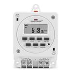  SINOTIMER TM618E -4 12V Smart Digital 7 Days Programmable Timer Switch 16A Controller With Mounting Base