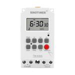 SINOTIMER TM630S-2 220V 30A Timer Switch 1 Second Interval Weekly Programmable Time Relay