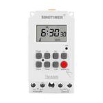 SINOTIMER TM630S-K 85-265V AC 30A Timer Switch 1 Second Interval Weekly Programmable Time Relay