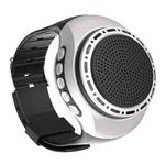 U6 Watch-shaped Wearable Bluetooth Speaker Selfie Sports Smart Speaker(Silver)