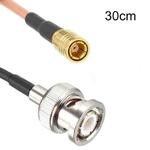 30cm RF Coaxial Cable BNC Male To SMB Female RG316 Adapter Extension Cable