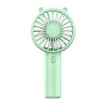 Mini USB Handheld Fan Rechargeable Portable Desktop Phone Holder(Green)