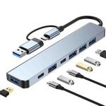 USB 3.0 + USB-C / Type-C Hub USB Splitter With 7 Ports USBx5+PDx2