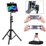 1.6m Adjustable Tablet Stand Floor-Standing Retractable Mobile Phone Tripod, Model: 306(With Cloth Bag)