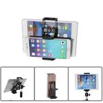 Universal 2 in 1 Tablet Phone Holder Clip Tripod Adapter Mount