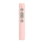 B1 Multimedia Infrared Laser Pointer Teaching Business Wireless PPT Page Turning Pen(Pink)