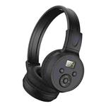 F4 Digital Display Automatic Scanning Foldable FM Radio Headphone, Spec: Battery Version