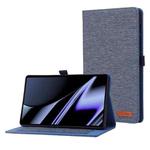 For Blackview Tab 60 8.68-Inch Fabric Leather Tablet Case(Blue)