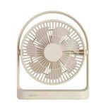 JisuLife FA27 Desktop Wireless Rechargeable Fan Office Table Mini Fan(Brown)