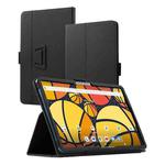 For Blackview Tab 18 11.97-Inch Skin Texture Leather Tablet Magnetic Case(Black)