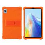 For Blackview Tab 60 8.68-inch 2023 Shockproof Silicone Tablet Case with Holder(Orange)