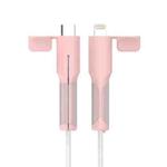 Silicone Charger Cable Protector Sleeve Anti-Break Cable Protector Case, Color: For 8 Pin Pink