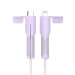 Silicone Charger Cable Protector Sleeve Anti-Break Cable Protector Case, Color: For 8 Pin Purple