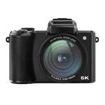 DC206X 5K/30FPS 3.2-Inch 5X Optical Zoom Front And Rear Dual-Camera HD Digital Camera(UK Plug)