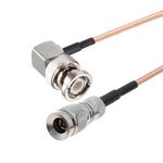 100cm CC4 Male To BNC Male Elbow Connector Cable RG179 Coaxial RF Cable