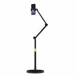 1.7m Mobile Phone Floor Stand Overhead Shooting Holder Retractable Lazy Support, Spec: Only Stand