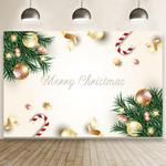 120x80cm Merry Christmas Candy Balloon Photography Background, Color: 12800280