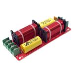 WEAH-2503 High and Low 2-way Speaker Crossover Hi-Fi Home Audio Solderless Divider(A Type Yellow Capacitor)