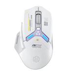 Inphic IN9 Tri-mode Wireless Bluetooth Gaming Office Computer Mouse(White Silent Edition)