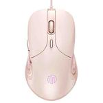 Inphic B8 Mute Light Emitting Wired Mice Home Office Gaming Computer Mouse(Milk Tea Color)