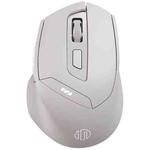 Inphic DR6 2.4G Wireless + Bluetooth 5.0/4.0 Tri-mode Charging Mute Office Gaming Computer Mouse(White Apricot)