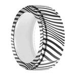 For Samsung Galaxy Ring / Oura Ring Silicone Elastic Printing Cover Scratch Resistant Case, Size: M(Zebra Print)