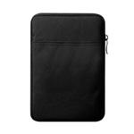 For iPad Splash-proof Pouch Sleeve Tablet Bag, Size: 8 inch(Black)