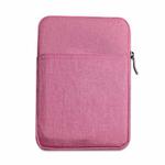 For iPad Splash-proof Pouch Sleeve Tablet Bag, Size: 10.5 inch(Rose Red)