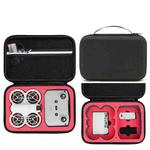 For DJI Neo Fly More Combo Carrying Case Handbag Protective Box(Black + Red Inner)