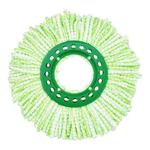 For Libman Tornado Spin Mop Microfiber Mop Pad Replacement Parts(Green)