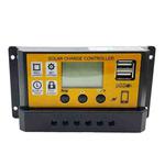 10A 12V/24V Simple Solar Controller Light Time Control Solar Panel Regulator Controller With USB