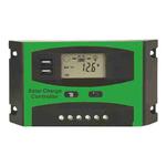 10A 12V/24V Solar Charge And Discharge Controller Dual USB Port LCD Solar Cells Panel Charge Regulator