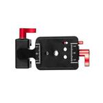 For DJI Ronin RS 3 Pro / RS 3 / RS 2 Vertical Shooting Plate Mount Stabilizer Accessories(Red)