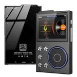 2.4 Inch HIFI Bluetooth Music Player DSD256 Mastering Sound Quality Walkman, Memory: 16GB(Black)