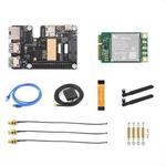 Waveshare For Raspberry Pi 5 PCIe to MiniPCIe / Gigabit Ethernet / USB 3.2 Gen1 HAT, Spec: SIM7600G-H