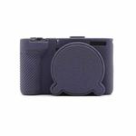 For Canon PowerShot V1 Camera Protective Silicone Case(Dark Blue)