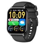 Blood Oxygen / Sleep / Heart Rate Health Monitoring Smart Watch Square Sports Watch(Black)