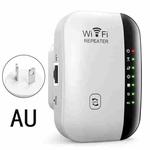 300Mbps Wireless WIFI Repeater 2.4G Route Signal Amplifier 7 Lights Version, Spec: AU Plug