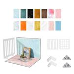 42x29cm Window Pane Background Thickened Photography Props Board(One)