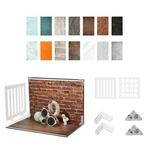 42x29cm Window Pane Background Thickened Photography Props Board(Three)
