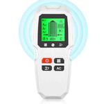 HW-QB6 5 In 1 Wall Scanner Handheld Stud Finder Wood Current Metal Live Wires Detection(White)