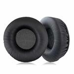 For Edifier K550 2pcs Headphone Sponge Leather Case 6cm Earmuffs(Black)