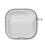 For AirPods4 Earphone Soft Protective Case, Size: Without Keychain(Transparent Black)